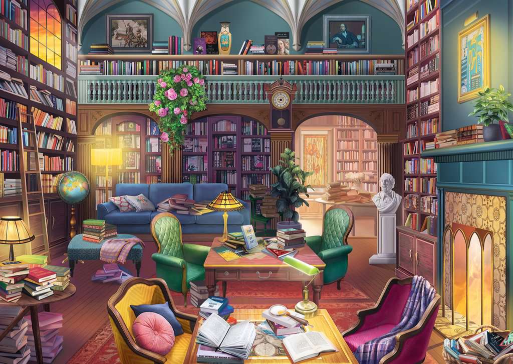Ravensburger - Dream Library - 500 Piece Large Format Jigsaw Puzzle