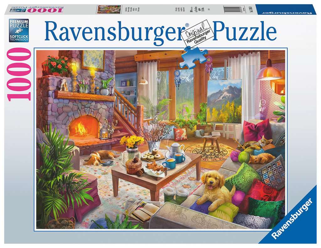 Cozy Cabin – 1000 Piece Jigsaw Puzzle (Ravensburger)