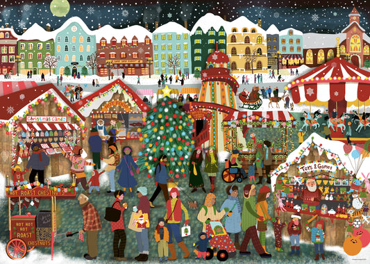 Ravensburger - The Christmas Market - 1000 Piece Jigsaw Puzzle