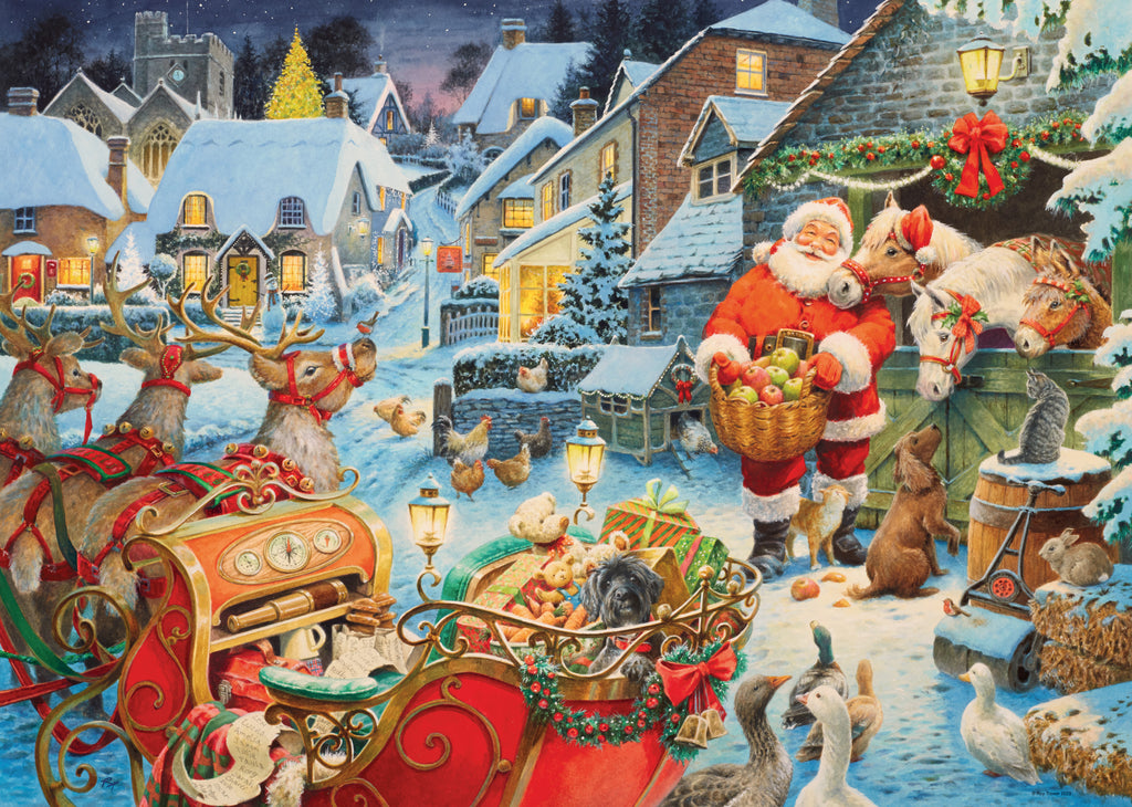 Christmas Puzzle "Almost Done" Limited Edition No.27 2023 – 1000 Piece Jigsaw Puzzle (Ravensburger)