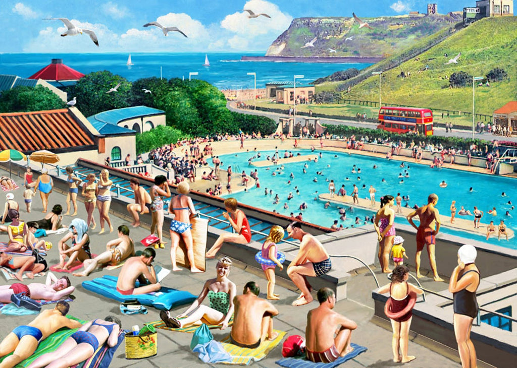 Scarborough North Bay & Pool – 1000 Piece Jigsaw Puzzle (Ravensburger)