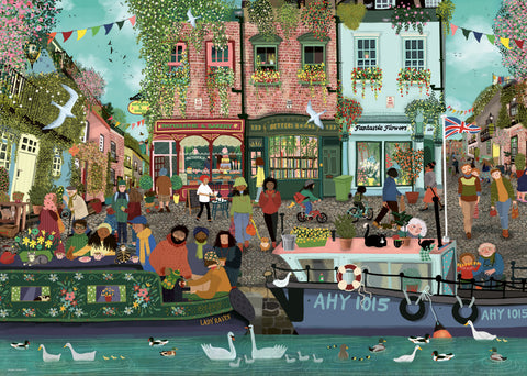 Riverside Town – 1000 Piece Jigsaw Puzzle (Ravensburger)
