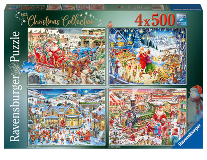 Ravensburger - Roy Trower Christmas Collection no.2 - 4 x 500 Piece Jigsaw Puzzle
