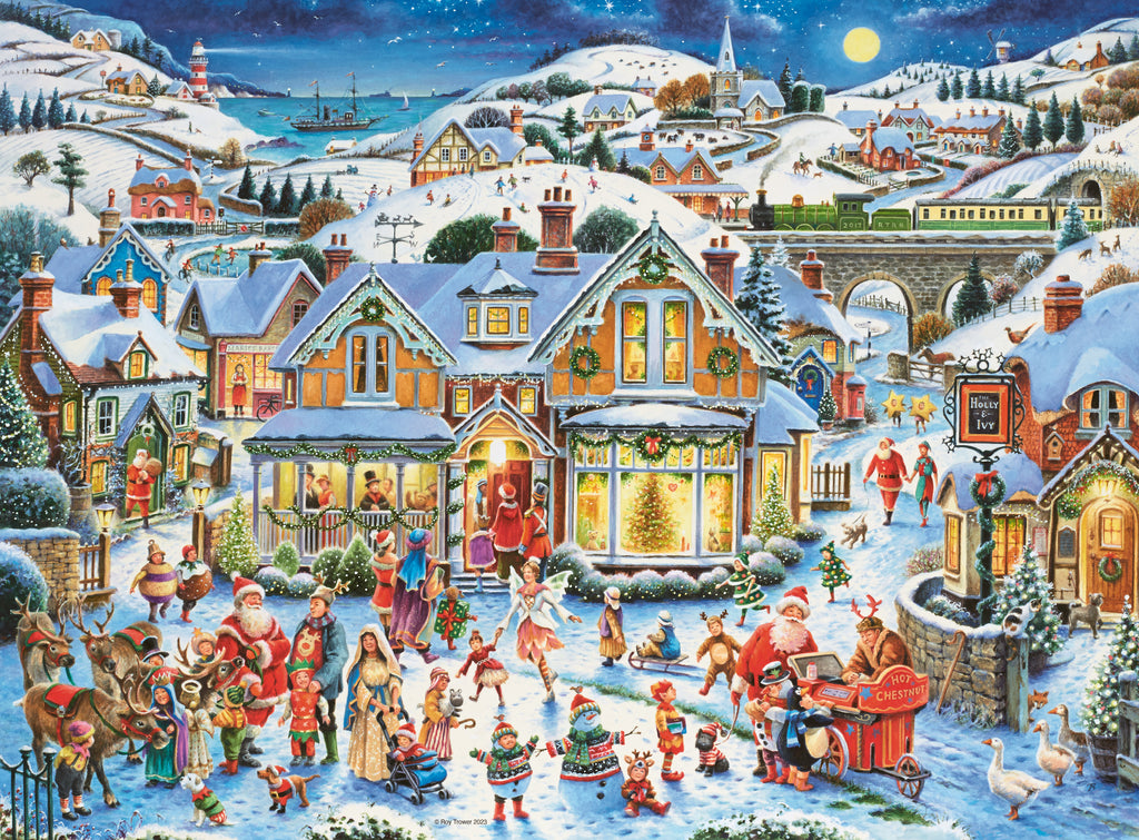 Roy Trower Christmas Collection no.2 – 4 x 500 Piece Jigsaw Puzzle (Ravensburger)