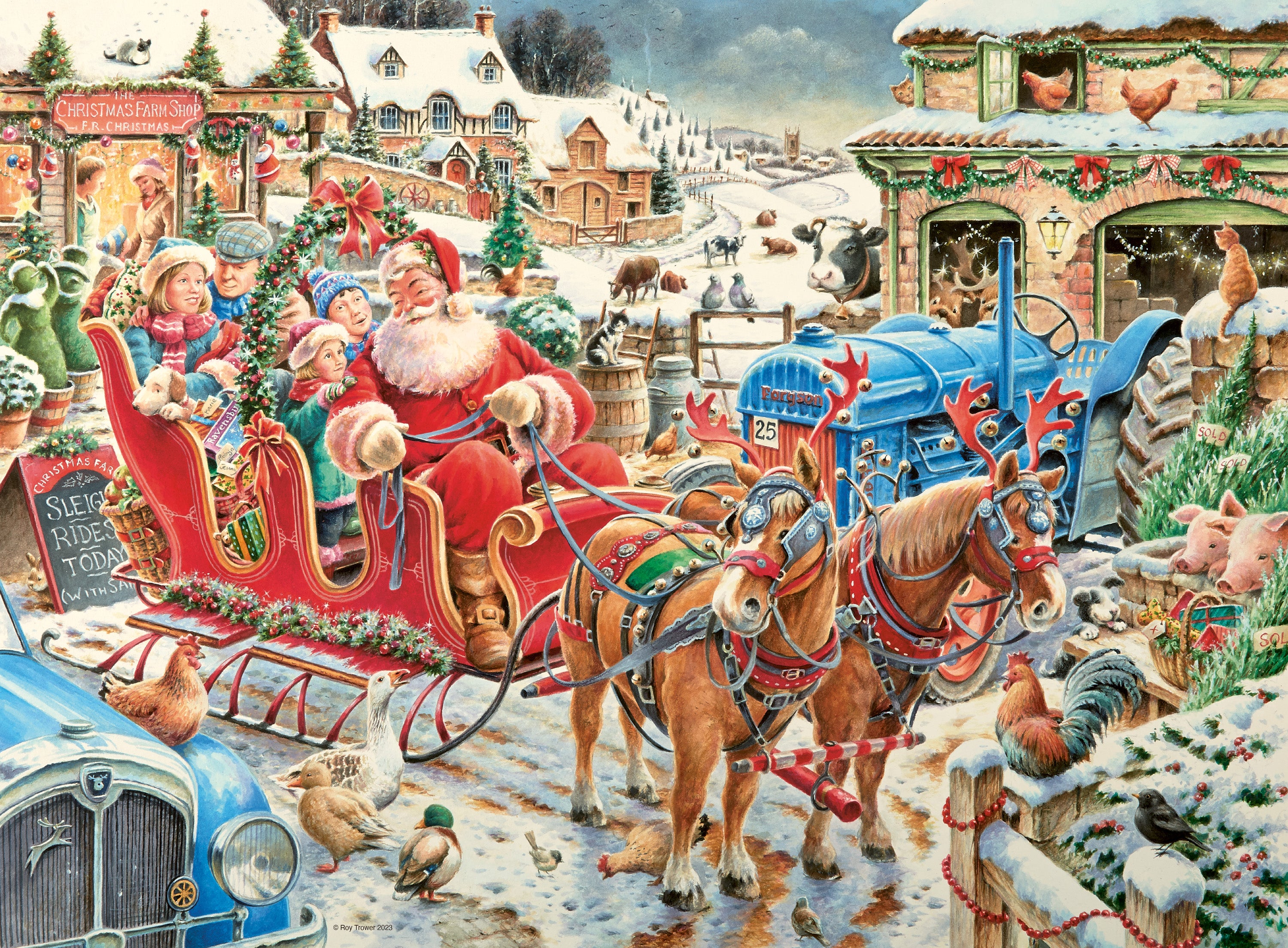 Roy Trower Christmas Collection no.2 – 4 x 500 Piece Jigsaw Puzzle (Ravensburger)
