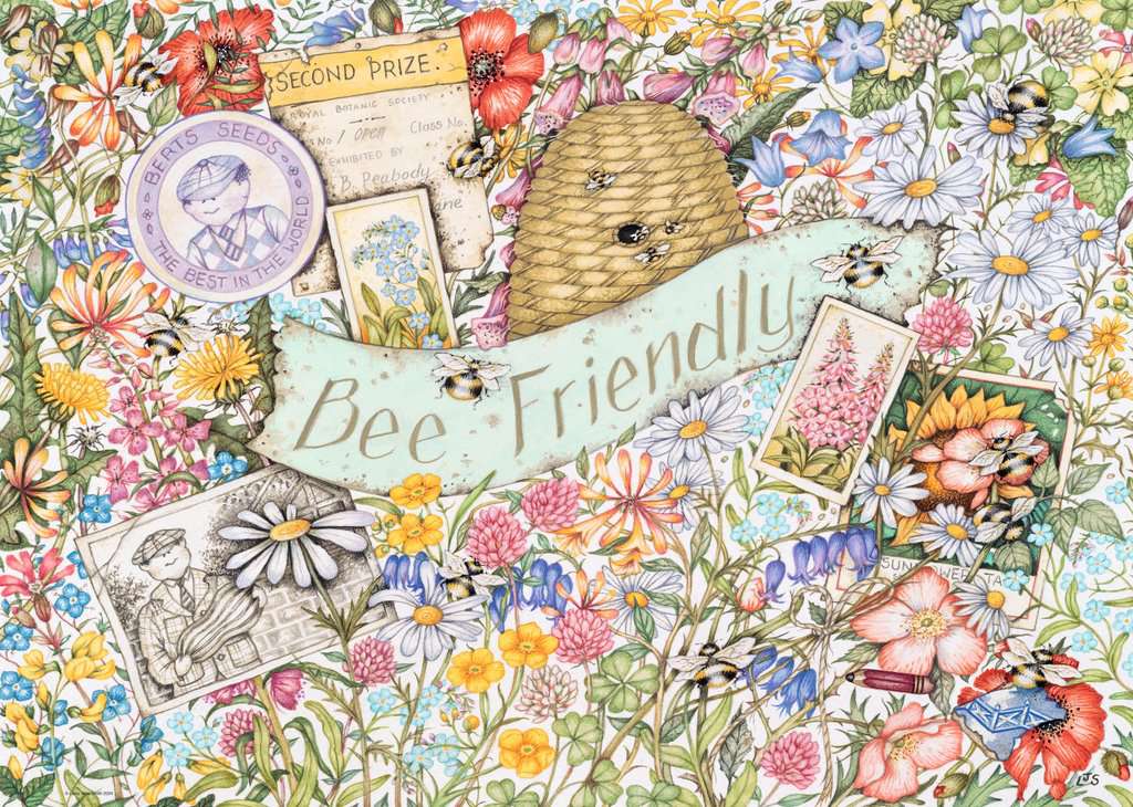Bee Friendly – 1000 Piece Jigsaw Puzzle (Ravensburger)