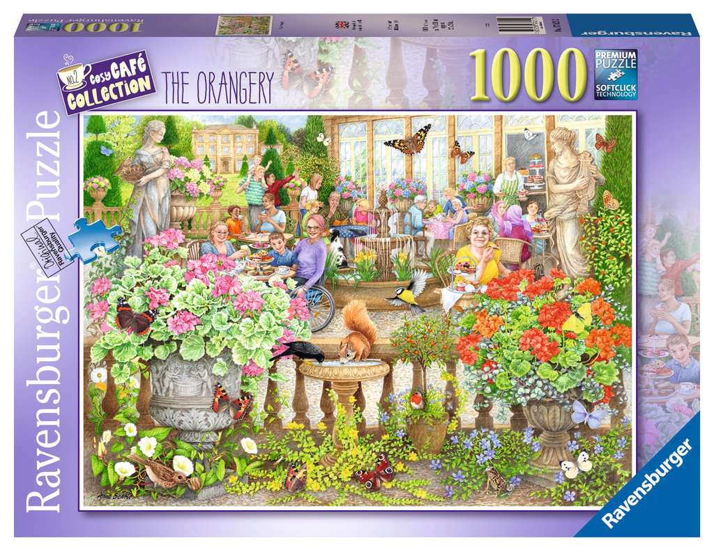 Cosy Cafe No.2, The Orangery – 1000 Piece Jigsaw Puzzle (Ravensburger)