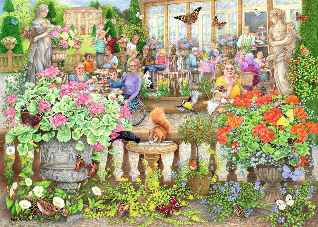 Cosy Cafe No.2, The Orangery – 1000 Piece Jigsaw Puzzle (Ravensburger)