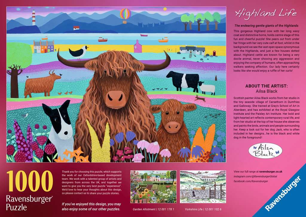 Highland Life – 1000 Piece Jigsaw Puzzle (Ravensburger)