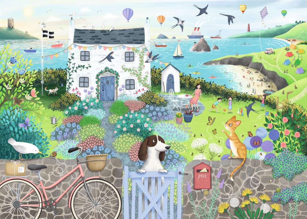 Coastal Cottage – 1000 Piece Jigsaw Puzzle (Ravensburger)