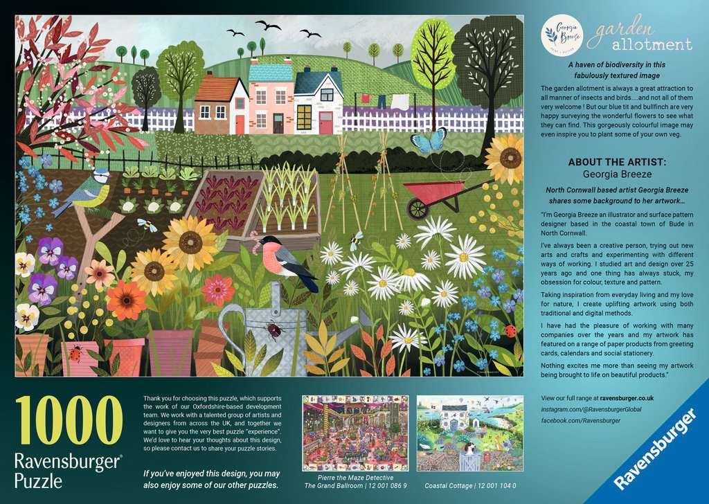 Garden Allotment – 1000 Piece Jigsaw Puzzle (Ravensburger)