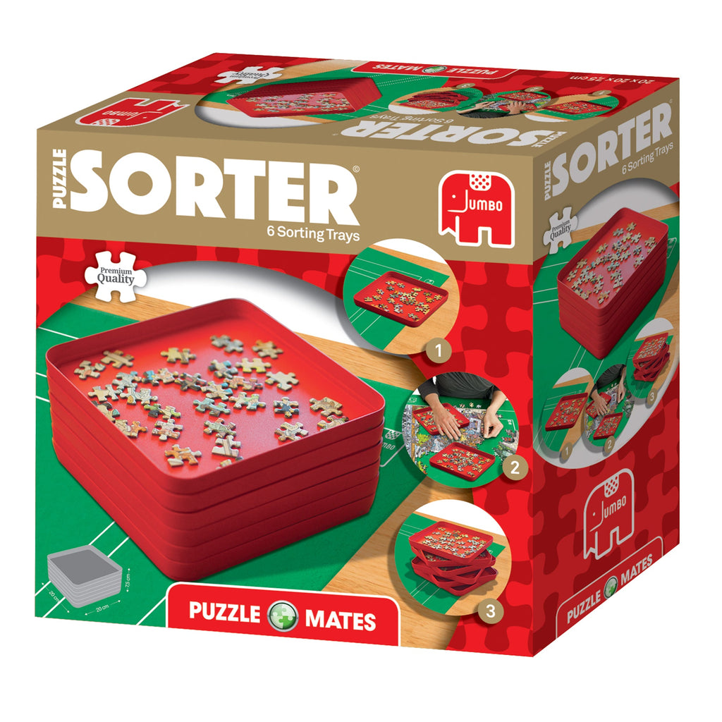 Box, turned left: Puzzle Mates Sorting Tray – Jigsaw Puzzle (Jumbo)