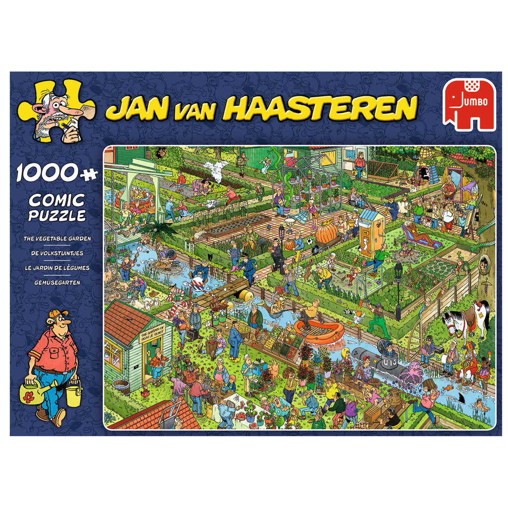 Box, straight on: The Vegetable Garden by Jan Van Haasteren – 1000 Piece Jigsaw Puzzle (Jan van Haasteren)