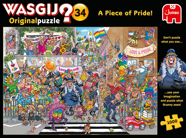 Box, straight on: Wasgij Original: A Piece Of Pride – 1000 Piece Jigsaw Puzzle (Wasgij)