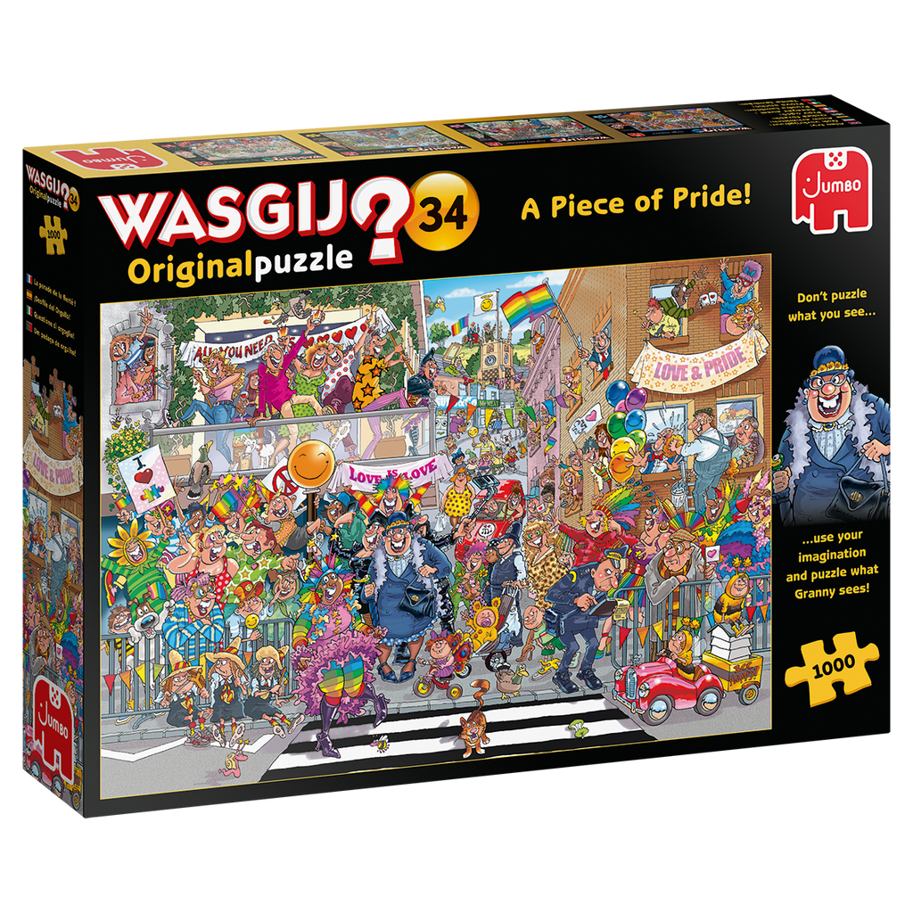 Box, turned right: Wasgij Original: A Piece Of Pride – 1000 Piece Jigsaw Puzzle (Wasgij)