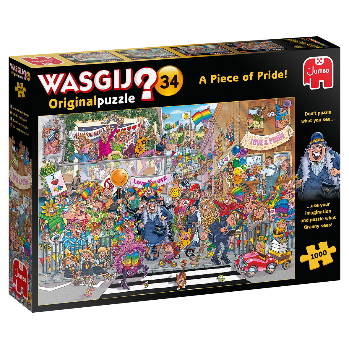 Box, turned right: Wasgij Original: A Piece Of Pride – 1000 Piece Jigsaw Puzzle (Wasgij)