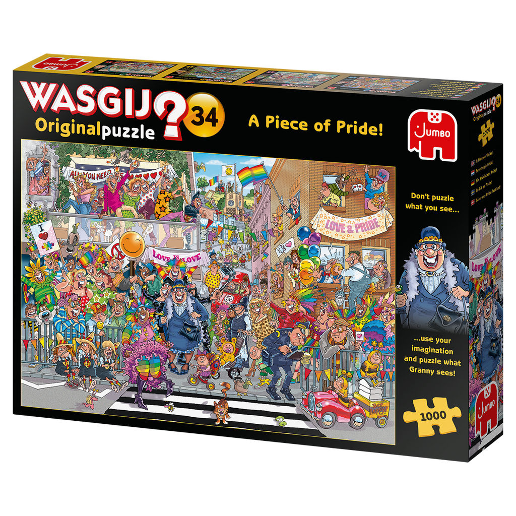 Box, turned left: Wasgij Original: A Piece Of Pride – 1000 Piece Jigsaw Puzzle (Wasgij)
