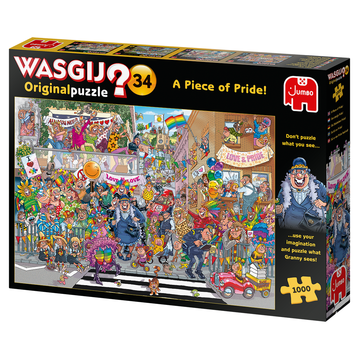 Box, turned left: Wasgij Original: A Piece Of Pride – 1000 Piece Jigsaw Puzzle (Wasgij)