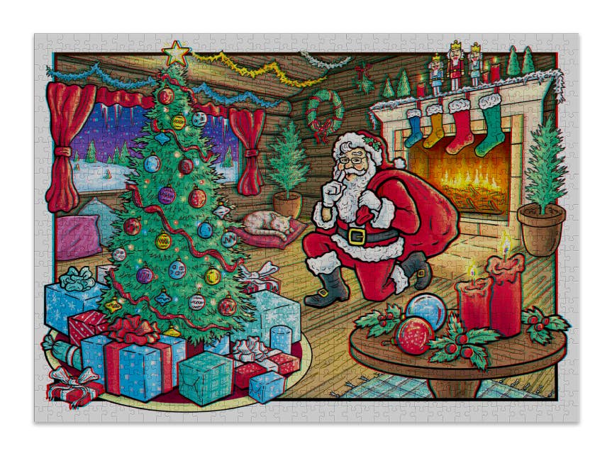 Christmas 3D – 1000 Piece Jigsaw Puzzle (Cloudberries)