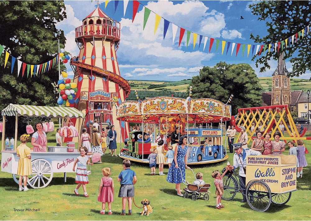 Artwork, puzzle 4 of 4: Stop Me & Buy One – 4 x 500 Piece Jigsaw Puzzles (Gibsons)