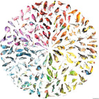 Artwork: Bird Colour Wheel - 500 Piece Jigsaw Puzzle (Ravensburger)