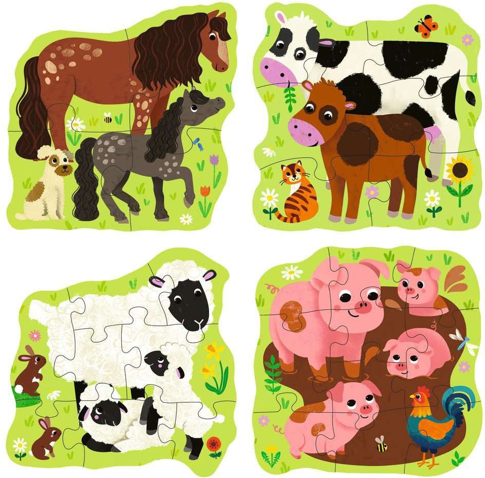Artwork: Puzzle Up Farm Animals – 10 Piece Jigsaw Puzzle (Ravensburger)
