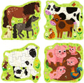 Artwork: Puzzle Up Farm Animals – 10 Piece Jigsaw Puzzle (Ravensburger)