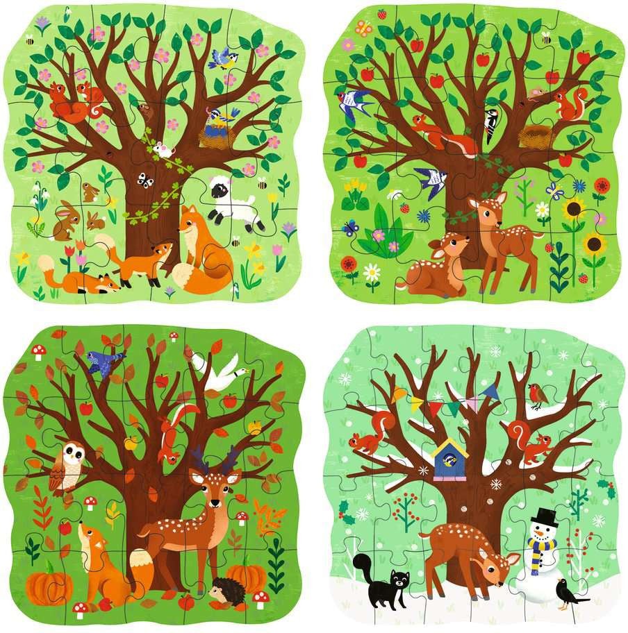 Artwork: Puzzle Up Four Seasons – 24 Piece Jigsaw Puzzle (Ravensburger)
