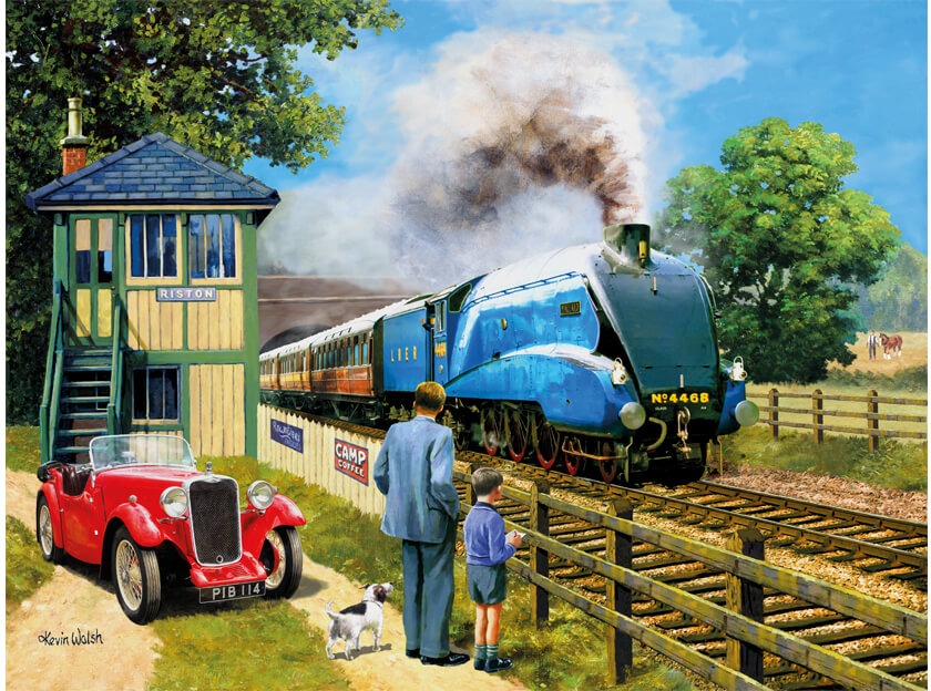 Artwork: Built For Speed by Kevin Walsh – 1000 Piece Jigsaw Puzzle (Kidicraft)