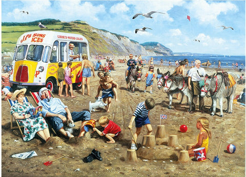 Artwork: Bucket & Spade by Kevin Walsh – 1000 Piece Jigsaw Puzzle (Kidicraft)