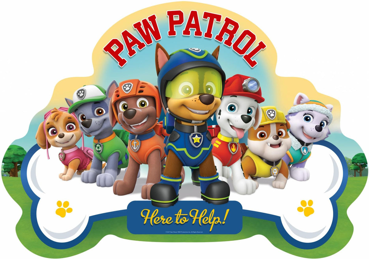 Artwork: Ravensburger Paw Patrol, 24pc Giant Shaped Floor Jigsaw Puzzle