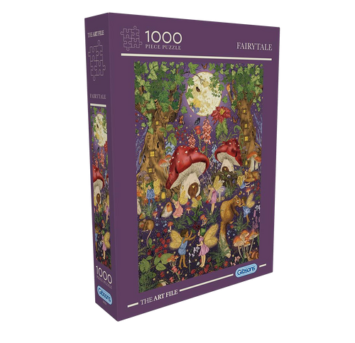 The Art File Fairytale – 1000 Piece Jigsaw Puzzle (Gibsons) - Completed Puzzle