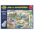 Box, straight on: Jumbo Goes Shopping by Jan Van Haasteren – 1000 Piece Jigsaw Puzzle (Jumbo)