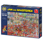 Box, turned left: The Tomato Battle by Jan Van Haasteren – 1000 Piece Jigsaw Puzzle (Jan van Haasteren)