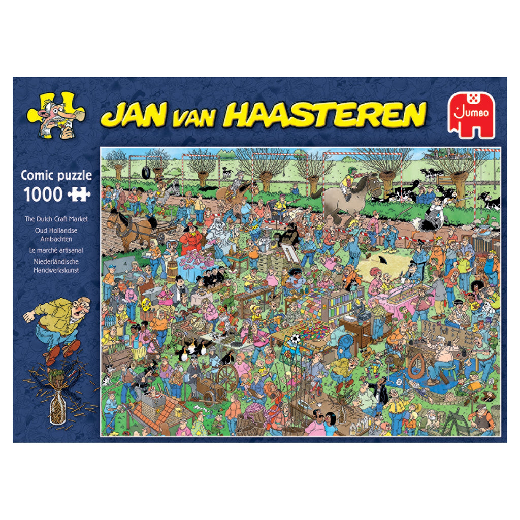Box, straight on: The Dutch Craft Market by Jan Van Haasteren – 1000 Piece Jigsaw Puzzle (Jan van Haasteren)