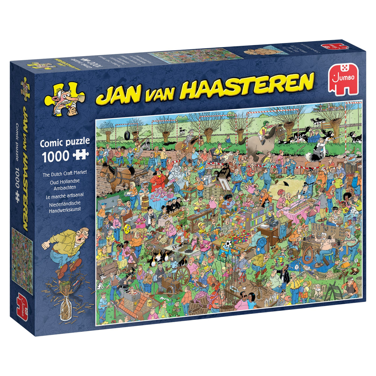 Box, turned right: The Dutch Craft Market by Jan Van Haasteren – 1000 Piece Jigsaw Puzzle (Jan van Haasteren)
