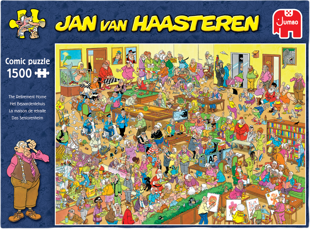 The Retirement Home by Jan Van Haasteren – 1500 Piece Jigsaw Puzzle (Jan Van Haasteren)