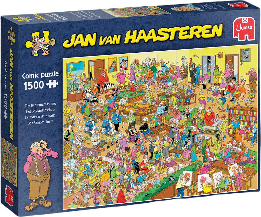 The Retirement Home by Jan Van Haasteren – 1500 Piece Jigsaw Puzzle (Jan Van Haasteren)