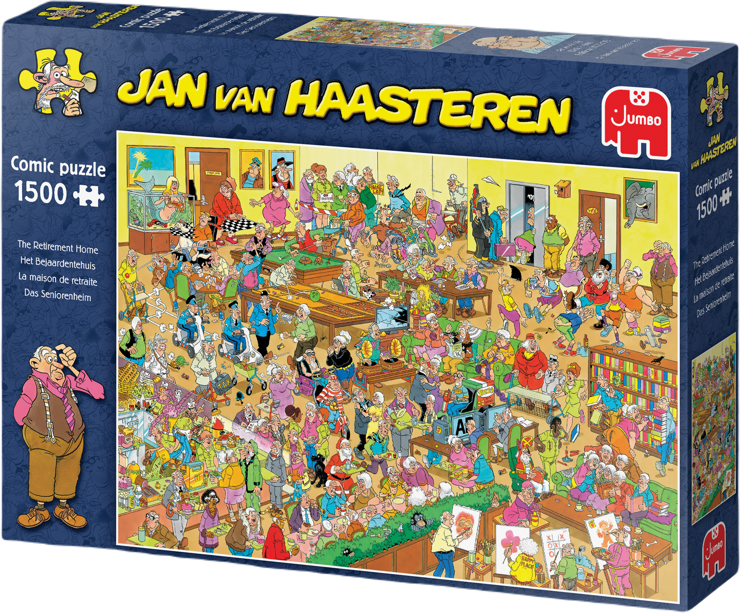 Jan Van Haasteren - The Retirement Home - 1500 Piece Jigsaw Puzzle