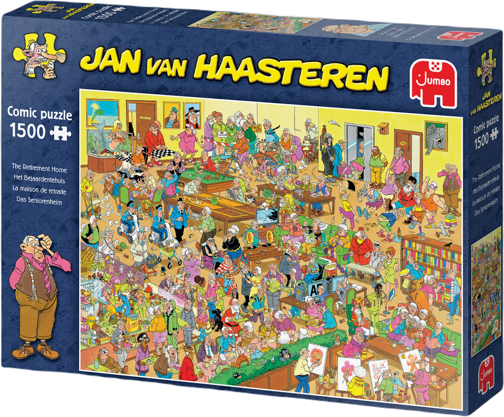 The Retirement Home by Jan Van Haasteren – 1500 Piece Jigsaw Puzzle (Jan Van Haasteren)