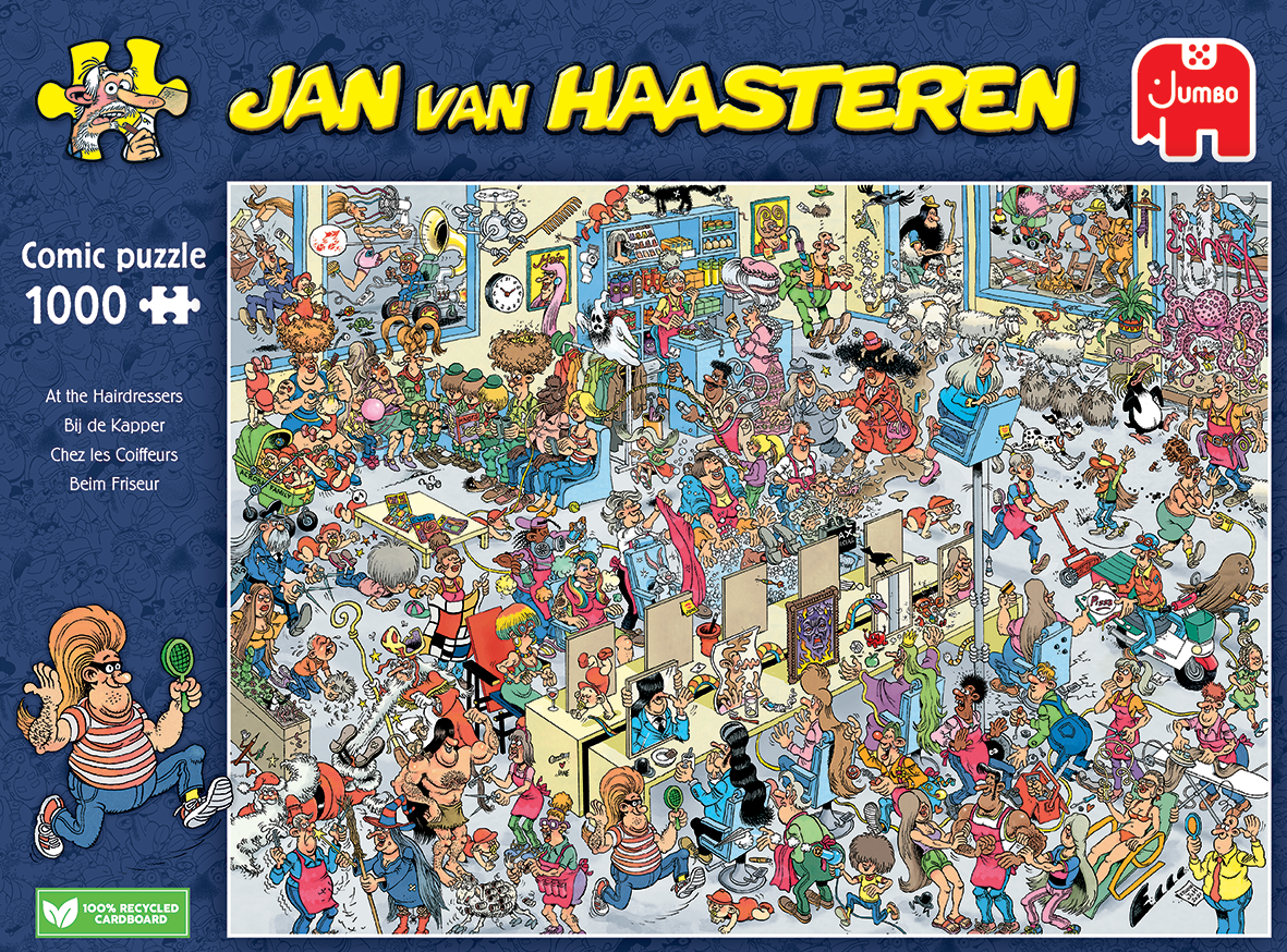 The Hairdressers by Jan Van Haasteren – 1000 Piece Jigsaw Puzzle (Jan Van Haasteren)