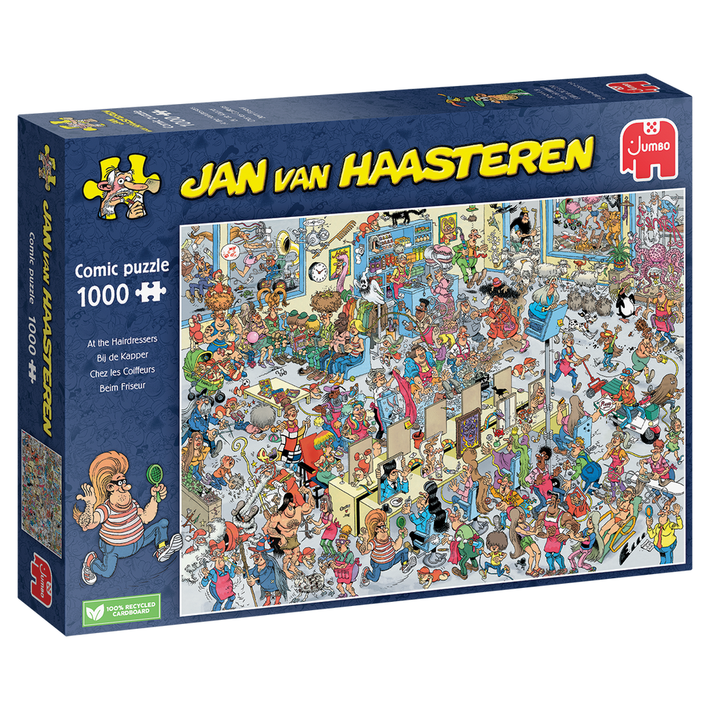 The Hairdressers by Jan Van Haasteren – 1000 Piece Jigsaw Puzzle (Jan Van Haasteren)
