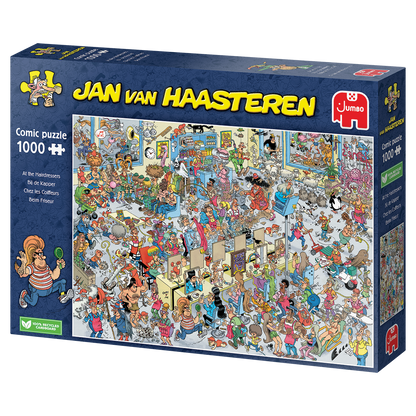 Jan Van Haasteren - The Hairdressers - 1000 Piece Jigsaw Puzzle