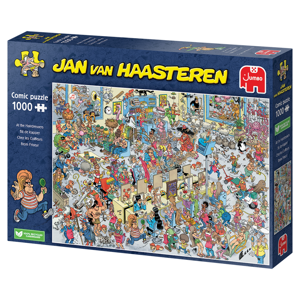 The Hairdressers by Jan Van Haasteren – 1000 Piece Jigsaw Puzzle (Jan Van Haasteren)