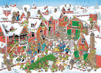 Jan Van Haasteren - Santa's Village - 1000 Piece Jigsaw Puzzle