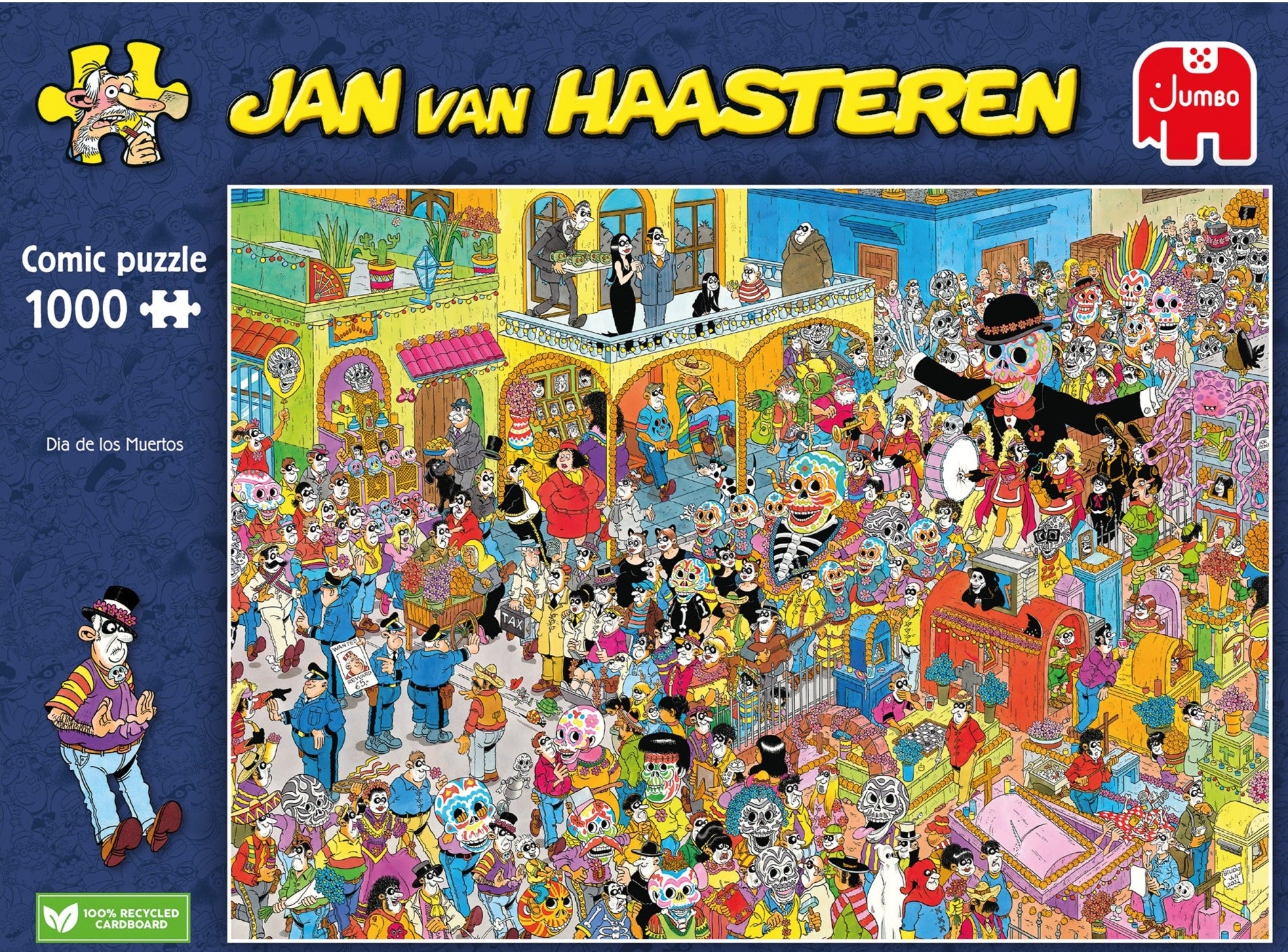 Dia de los Muertos by Jan Van Haasteren – 1000 Piece Jigsaw Puzzle (Jan Van Haasteren)