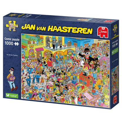 Jan Van Haasteren - Dia de los Muertos - 1000 Piece Jigsaw Puzzle