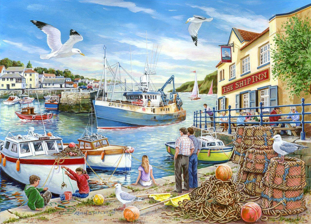 Artwork: Ship Inn – 500 XL Piece Jigsaw Puzzle (House of Puzzles)