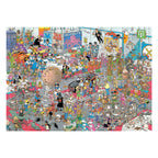 Give us space & All dressed up by Jan van Haasteren - 2x1000 Piece Jigsaw Puzzle (Jumbo)