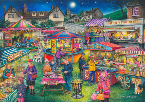 Village Fayre – 500 XL Piece Jigsaw Puzzle (HOP)